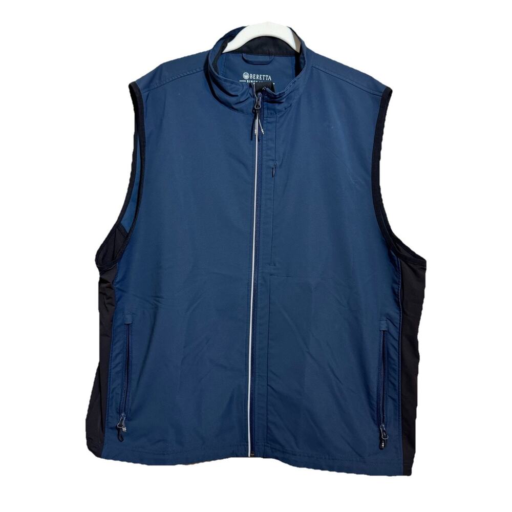 BERETTA Men's Windshell EVO Lightweight Breathable Outdoor Vest Size 3XL Blue